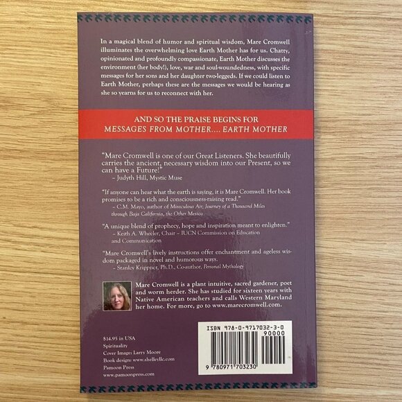 Messages From Mother Earth Mother By Mare Cromwell Signed First Edition - Picture 4 of 6